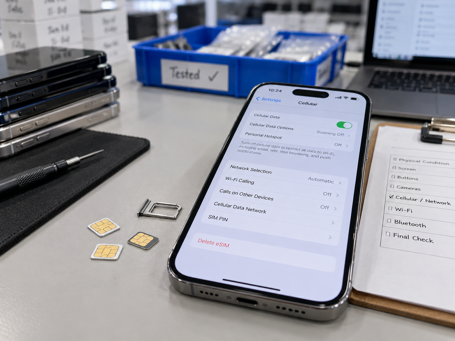 Locked and unlocked iPhones compared for carrier compatibility and buyer selection