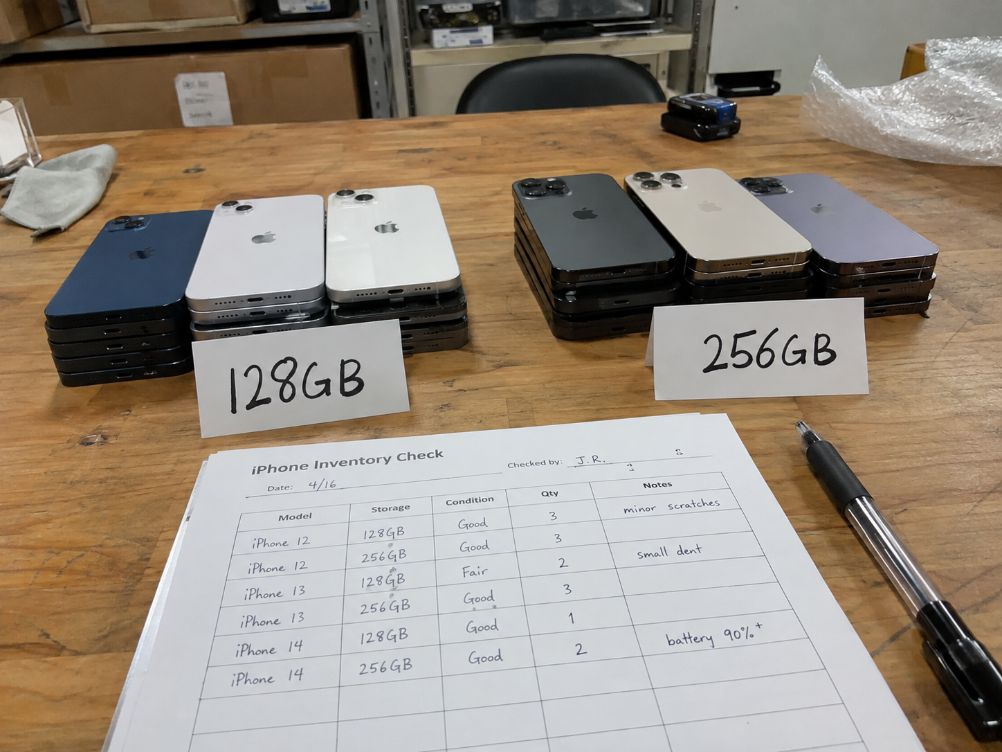 128GB and 256GB iPhones compared for storage and resale needs