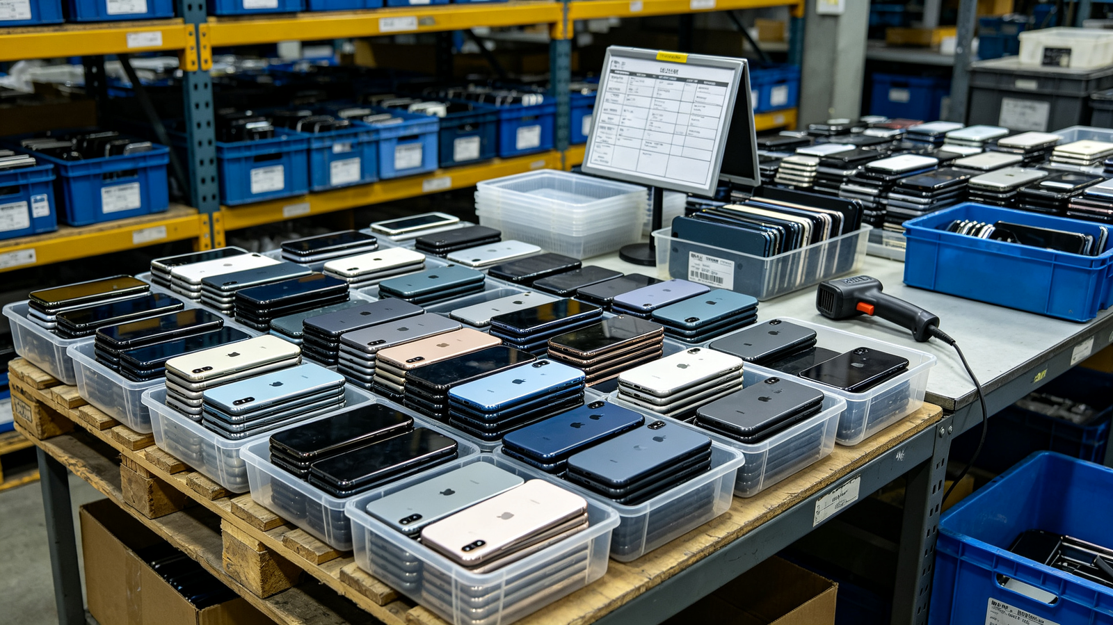 Used iPhone inventory reviewed for blacklist and network status