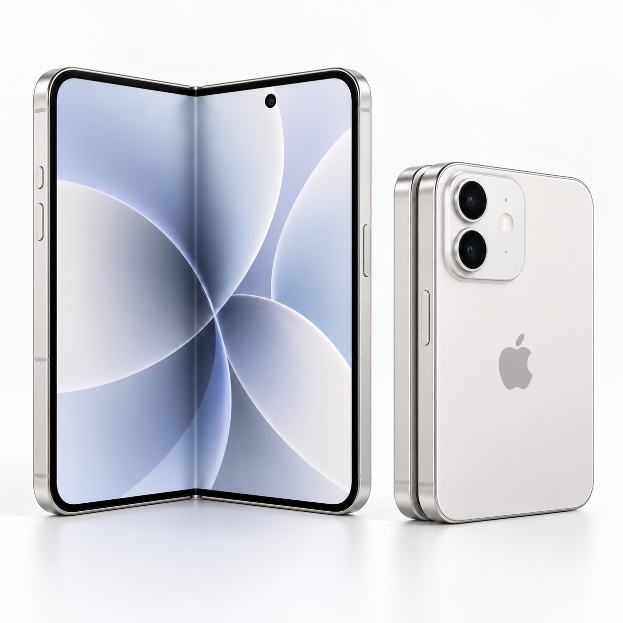 iPhone Duo foldable smartphone shown on a white background for B2B wholesale buyers