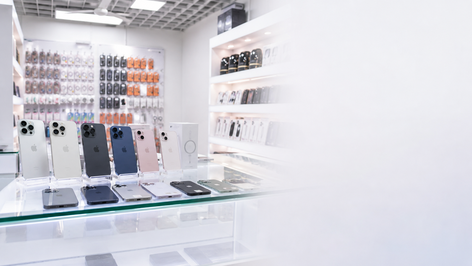 Wholesale smartphone cartons and product labels prepared for B2B order verification