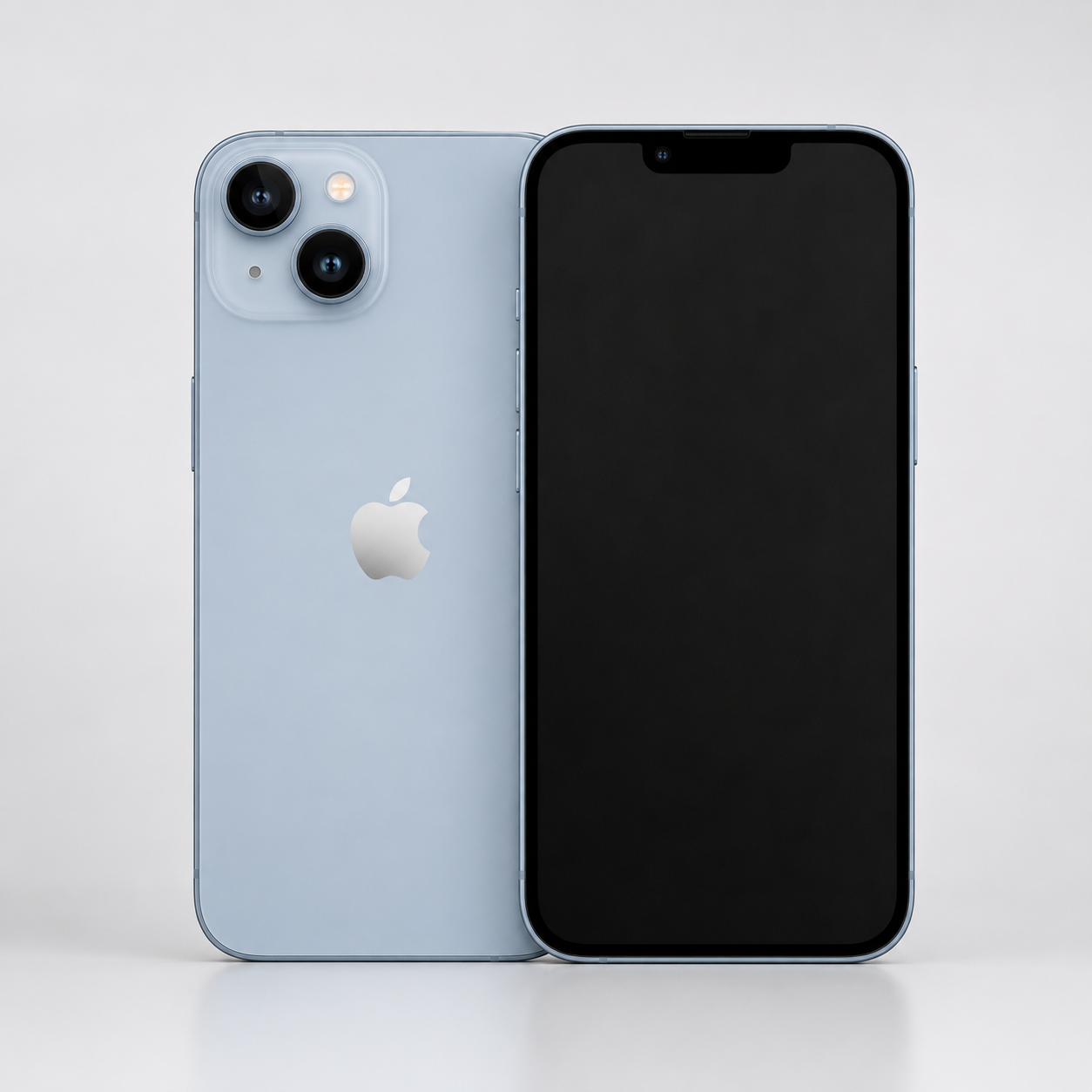 iPhone 14 Plus wholesale Black front and back view