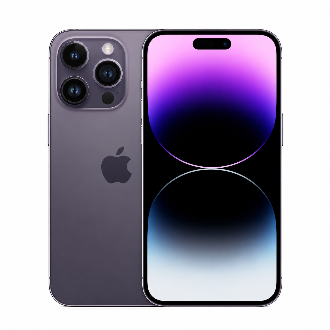 iPhone 14 Pro wholesale Black front and back view
