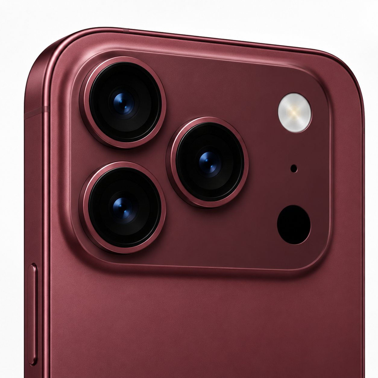 iPhone 18 Pro Burgundy camera system